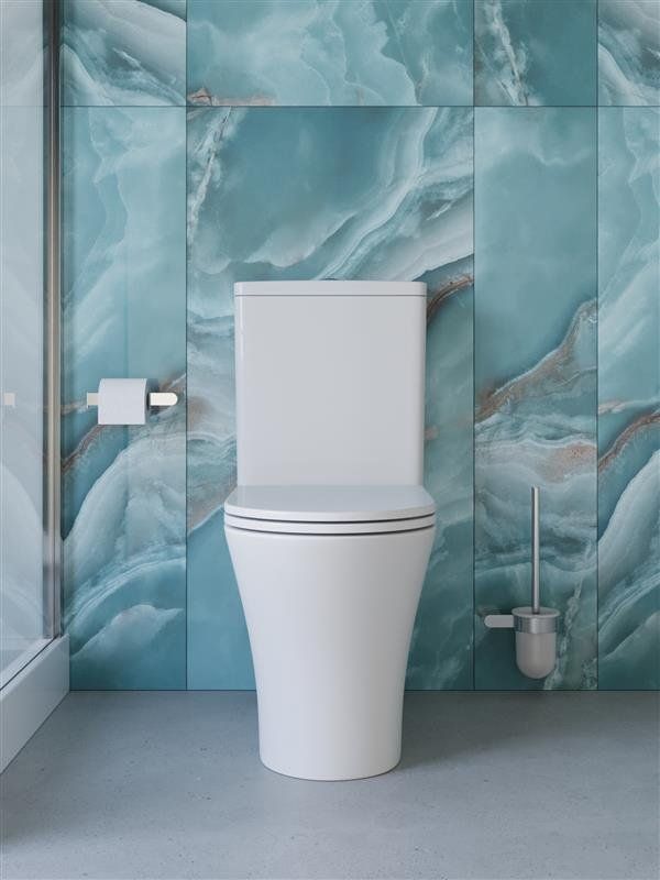 ACQUA-TOR Чаша напольного унитаза со смывом "Торнадо", с сиденьем дюропласт soft close BB2801CP-TOR/SC, артикул BB2801CP-TOR/SC