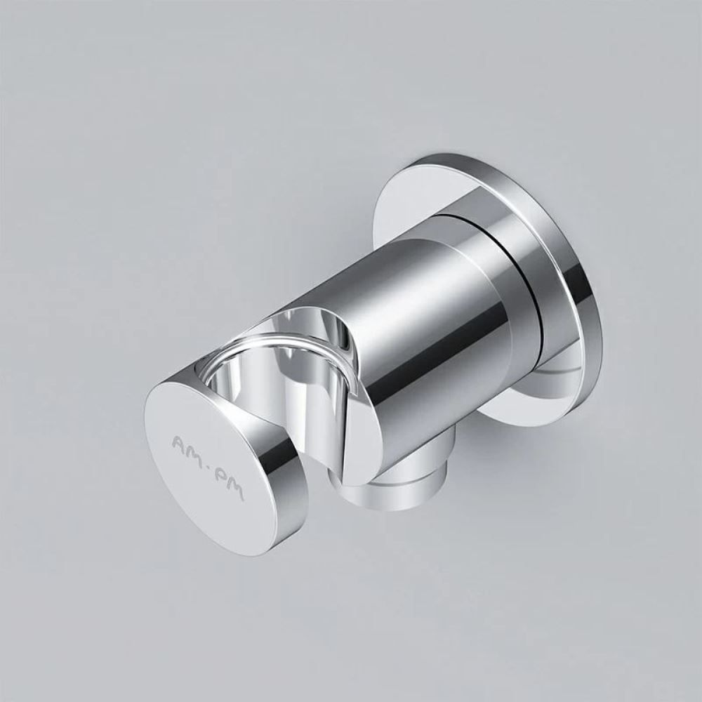 F0602100 Шланговое подсоединение с держателем, хром, шт. F0602100 Шланговое подсоединение с держателем, хром, шт.