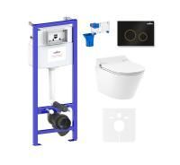 Комплект для подвесного унитаза 7 в 1 Lavinia Boho Relfix Smart V-Clean 87561198