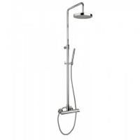 Bongio Project Душевая стойка со  смеситель для душа с душевой головкой и душевым комплектом, цвет хром