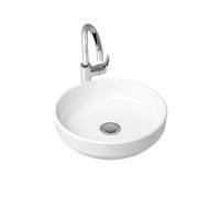 Комплект 2 в 1 Lavinia Boho Bathroom Sink Slim 21510205, накладная фарфоровая раковина 40 см, смеситель с донным клапаном