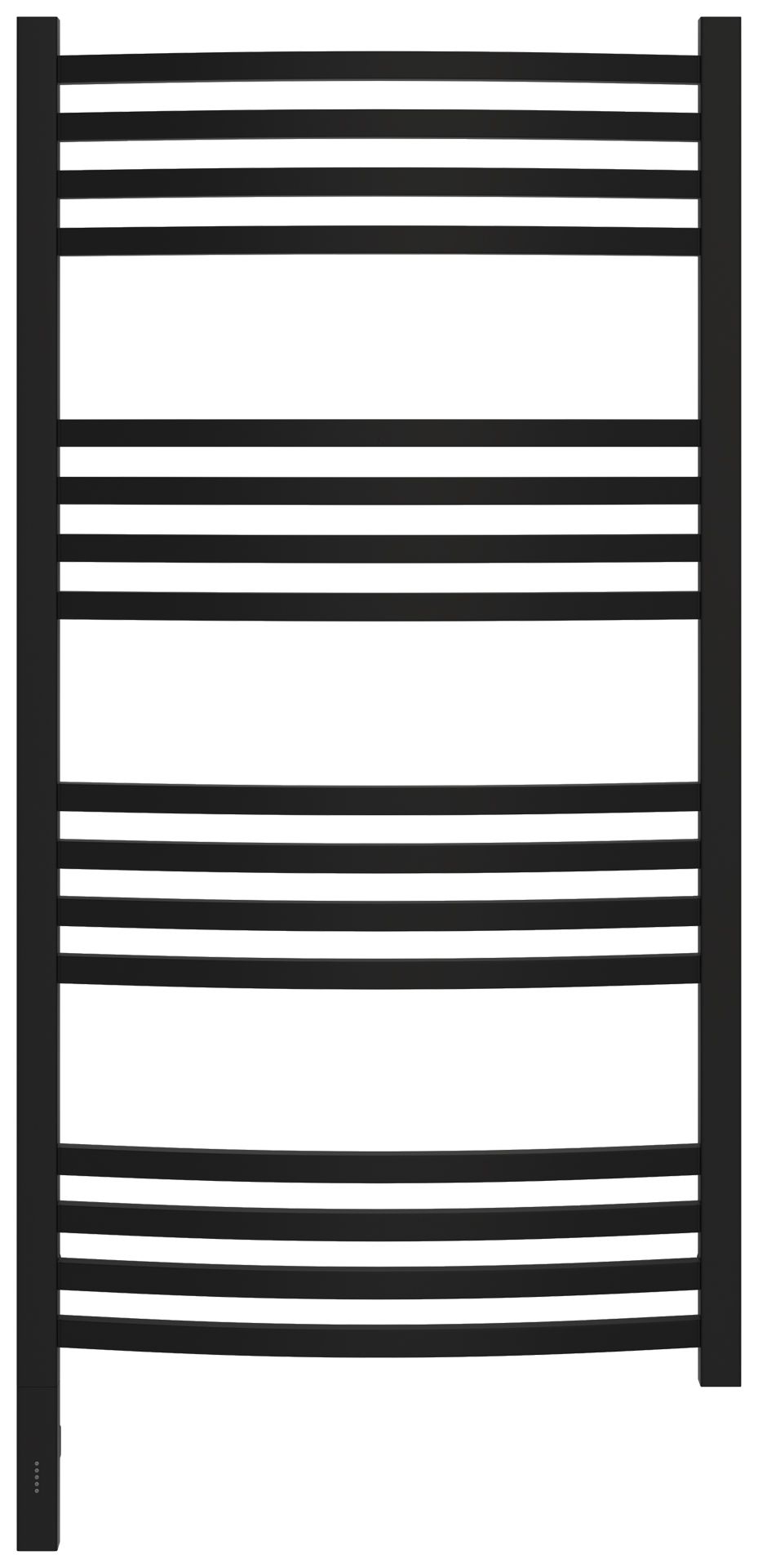 Полотенцесушитель электрический АРКУС 3.0 1000х500 МЭМ левый (Матовый чёрный)