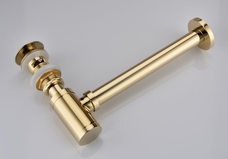 Сифон золото (БЕЗ КЛИК-КЛАКА)