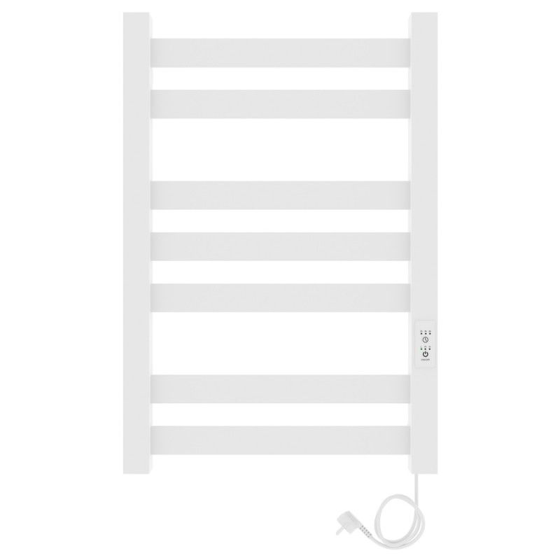 Полотенцесушитель электро "Гефест ЧК П7 500х800", белый муар, правый