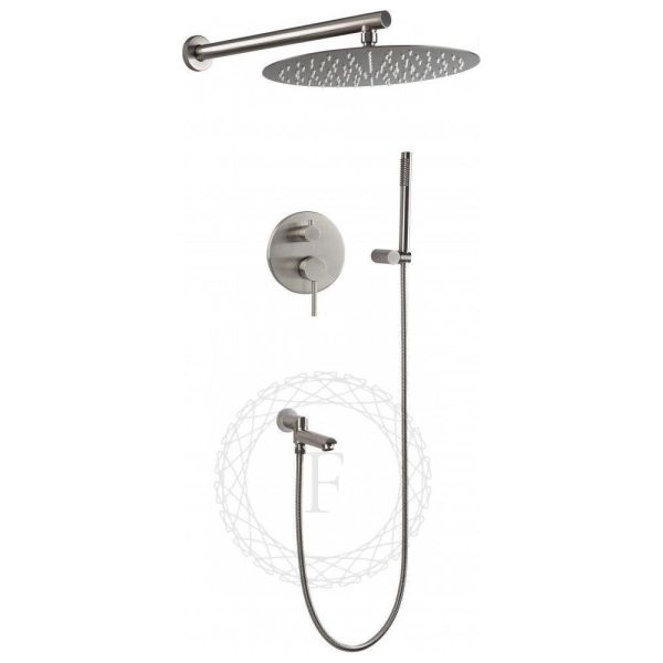 Душевая система встраиваемая FILARETE Roun FL1020NK, никель