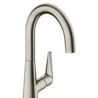 Смеситель для кухни, Hansgrohe, Talis M51, тип открывания воды-однорычажный, тип регулирования воды-керамический картридж, монтаж-на раковину/столешницу, отверстия для монтажа-1, высота, мм-335, вынос излива, мм-174, тип излива-поворотный 110°, 150° или 3 Смеситель для кухни, Hansgrohe, Talis M51, тип открывания воды-однорычажный, тип регулирования воды-керамический картридж, монтаж-на раковину/столешницу, отверстия для монтажа-1, высота, мм-335, вынос излива, мм-174, тип излива-поворотный 110°, 150° или 3