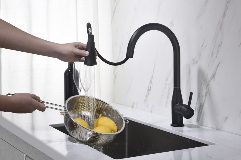 Смеситель для кухни Timo Saona 2336/03FL Черный, артикул 2336/03FL