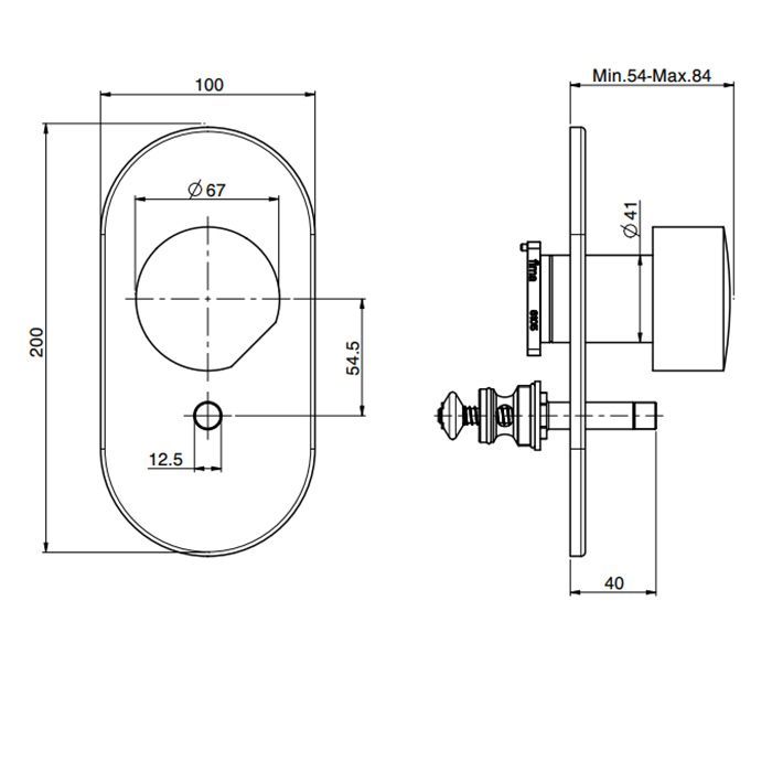 FIMA|Carlo Frattini SO Ручка для смесителя, цвет хром, артикул S2CR