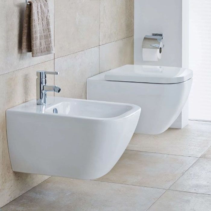 Duravit Happy D.2 Унитаз подвесной 365х540 мм., с вертикальным смывом, с HygieneGlaze, с креплением Durafix, цвет белый