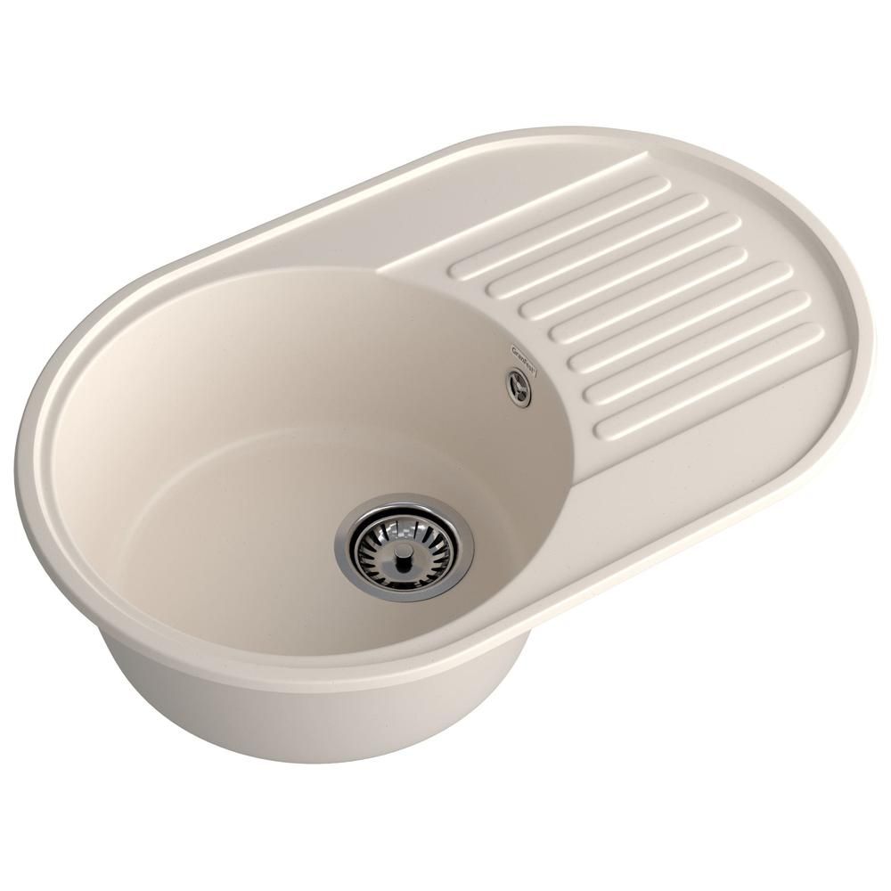 Кухонная мойка GranFest QUARZ 18, белый, артикул 18 белый
