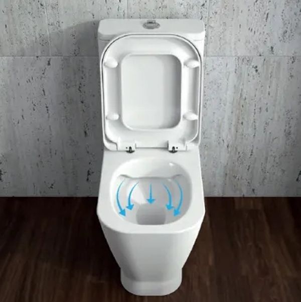 Унитаз компакт Sanindusa Look 134024004 без бачка и сиденья