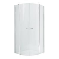 Душевое ограждение NEW TRENDY NEW SOLEO  90x90x195 K-0419 (хром)