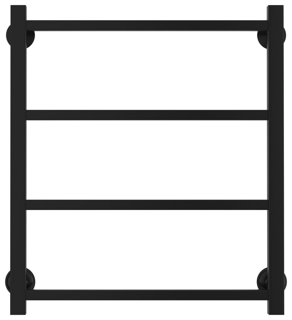Полотенцесушитель водяной СТИЛЬЕ "Версия-КН" 600х500 (4) П 20х20 (Чёрный) Полотенцесушитель водяной СТИЛЬЕ "Версия-КН" 600х500 (4) П 20х20 (Чёрный)