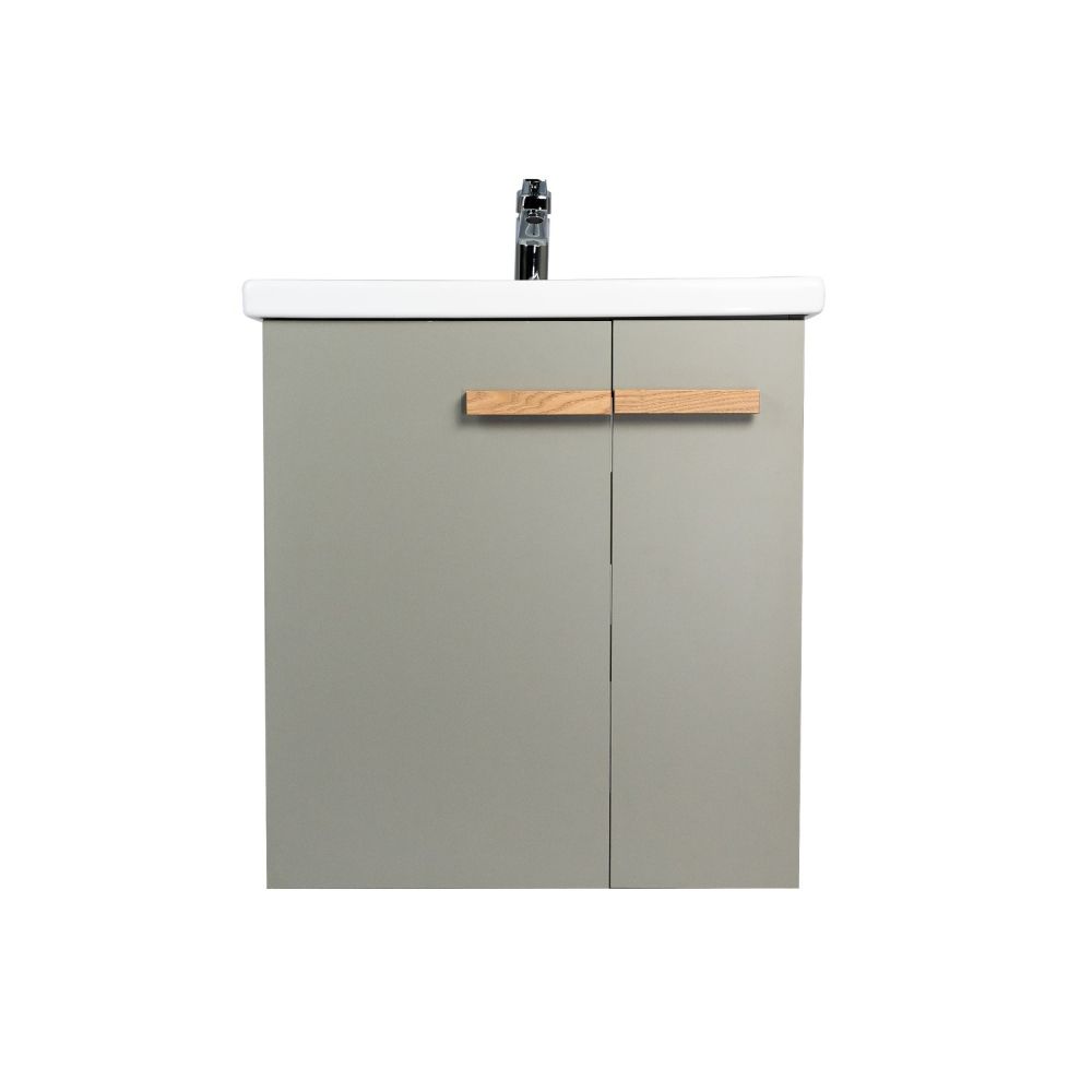 Тумба VIANT "Мюнхен" 2 ств подвесная хаки 425х655х620 под раковину .S-UM-COM70/1-w (COMO 70) (VMUN70COH-T2STP), артикул VMUN70COH-T2STP