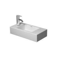 Раковина, Duravit, Vero Air, ширина, мм-500, глубина, мм-250, высота, мм-140, отверстия для смесителя-1 слева, материал-керамика, без перелива, глазуровка-снизу, цвет-белый