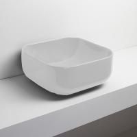 Simas Balloon Раковина-чаша квадратная на столешницу 45x45xh20 см, без отв под смеситель, без перелива, цвет белый