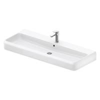 Duravit  Qatego Раковина накладная/подвесная 1200х470х125 мм, с 1 отв под смеситель, цвет белый Duravit  Qatego Раковина накладная/подвесная 1200х470х125 мм, с 1 отв под смеситель, цвет белый