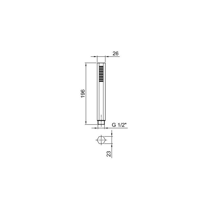 Fantini Venezia Ручной душ VENEZIA, цвет: Matt British Gold PVD