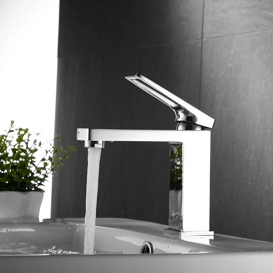 Смеситель для раковины Shevanik S6801, хром