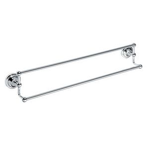Полотенцедержатель Retro двойной  665x125x115мм, хром