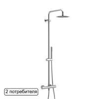 Термостатическая душевая система наружного монтажа EXCELLENT Rain Termo Round ARAC.SY.107CR (хром) Термостатическая душевая система наружного монтажа EXCELLENT Rain Termo Round ARAC.SY.107CR (хром)