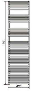 Водяной полотенцесушитель Zehnder Forma Spa LF-180-050 Белый Водяной полотенцесушитель Zehnder Forma Spa LF-180-050 Белый