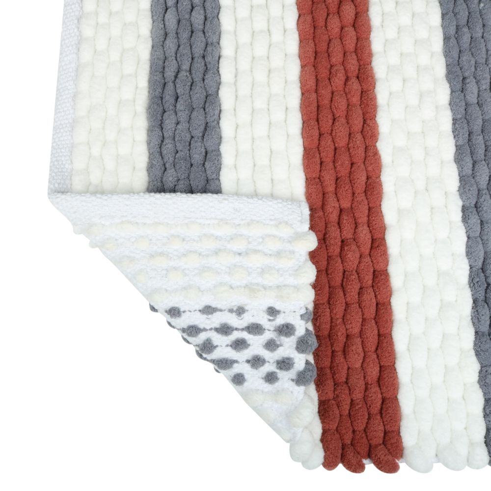 Коврик для ванной комнаты FIXSEN AMBER FX-8040X, синий/красный/белый, артикул FX-8040X