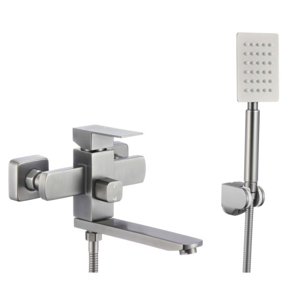 Смеситель для ванны Fmark FS8104, сатин