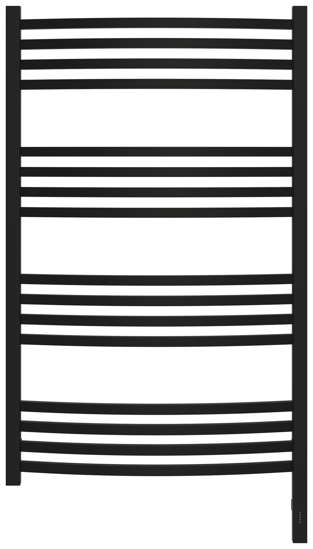 Полотенцесушитель электрический АРКУС 3.0 1000х600 МЭМ правый (Матовый чёрный)