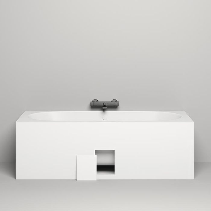 Salini ORNELLA AXIS 180 Встраиваемая ванна 1800х800х600мм, прямоугольная ,мат-л: S-Sense, белый матовый (без слива-перелива) Salini ORNELLA AXIS 180 Встраиваемая ванна 1800х800х600мм, прямоугольная ,мат-л: S-Sense, белый матовый (без слива-перелива)