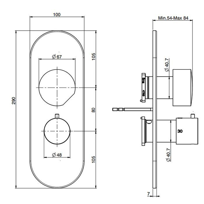 FIMA|Carlo Frattini SO Ручка для смесителя, цвет хром