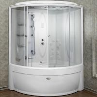 Душевой бокс Radomir Вирсавия 170x125 R 1-04-1-2-0-0670 профиль Белый стекло прозрачное