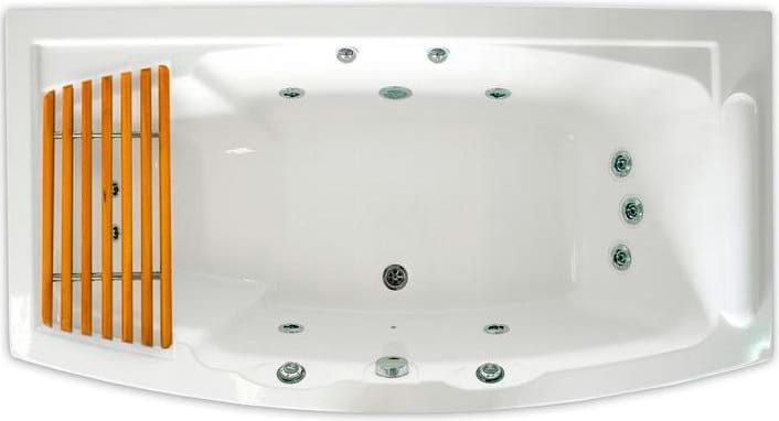 Душевой бокс Radomir Элис 2 168x85 L 1-04-1-1-5-0960 профиль Белый стекло прозрачное