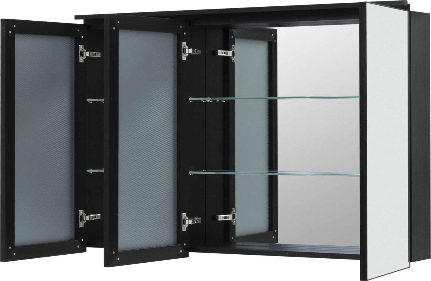 Зеркальный шкаф De Aqua Алюминиум 120 черный