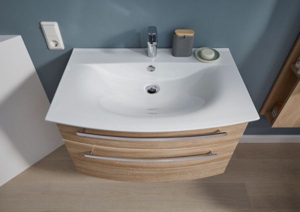 Puris Speed, раковина керамическая 800 мм, цвет белый