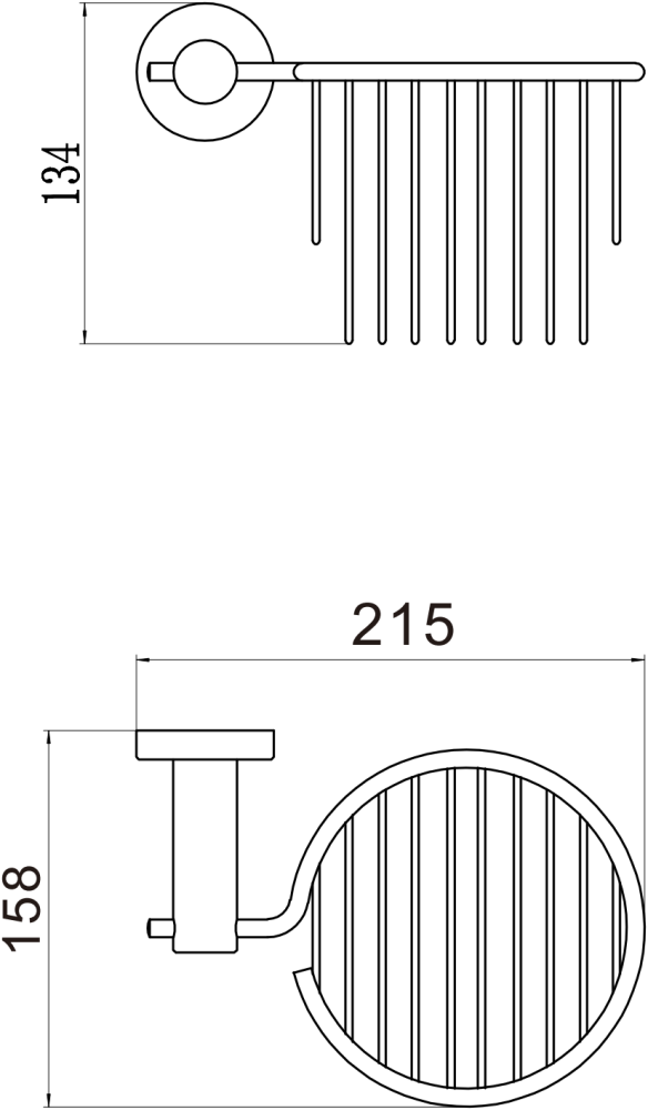 Держатель для освежителя воздуха Savol S-005633C, матовое золото, артикул S-005633C