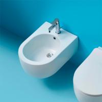 Kerasan Flo биде подвесное с 1отв под смеситель, цвет белый