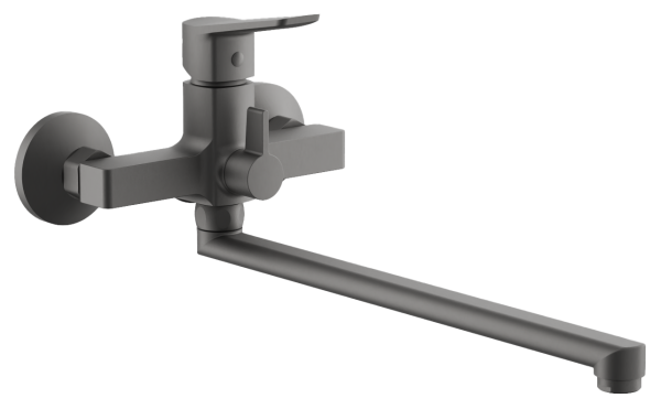 Смеситель для ванны BELZ B22715-3, оружейная сталь