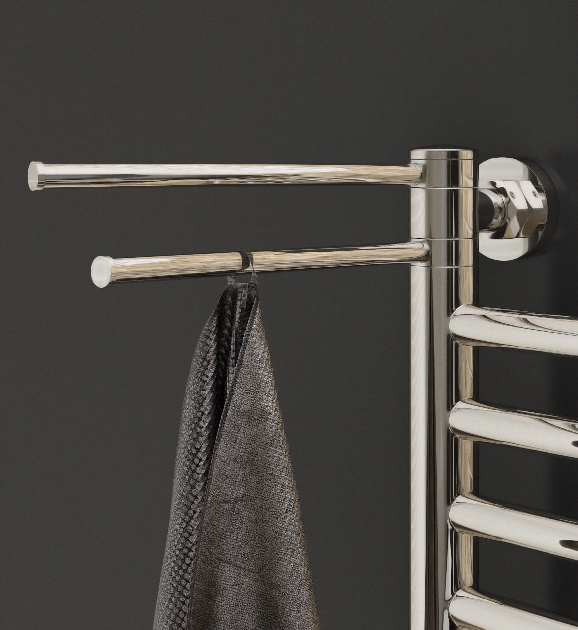 Полотенцедержатель 360 для ДР "СУНЕРЖА" / L 500х2 (Состаренная БРОНЗА)