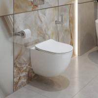 Унитаз подвесной безободковый со смывом TORNADO BelBagno AMANDA-TOR Унитаз подвесной безободковый со смывом TORNADO BelBagno AMANDA-TOR