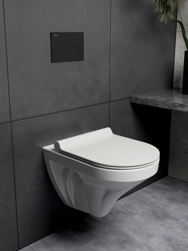 Клавиша смыва Knotlor BIS101BL, черный