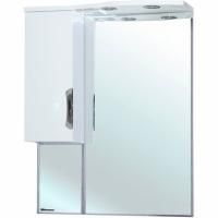 Зеркало со шкафом Bellezza Лагуна 65 4612110002018 с подсветкой L Белое