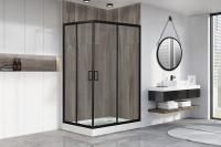 Душевой угол Royal Bath RB 8120HP-T-BL (прозрачное) правый