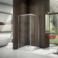 Душевой уголок Good Door Latte CR-80 80x80 профиль Белый стекло прозрачное