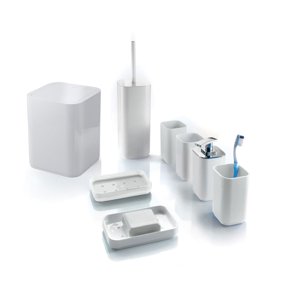 Gedy Seventy, настольная мыльница, цвет белый (без упаковки), артикул 6311(22)