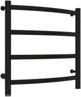 Полотенцесушитель, Сунержа, Галант 4.0, электрический, ширина, мм-532, высота, мм-500, подключение-слева, нагревательный элемент-греющий кабель, мощность, Вт-72, материал-нержавеющая сталь, цвет- черный матовый