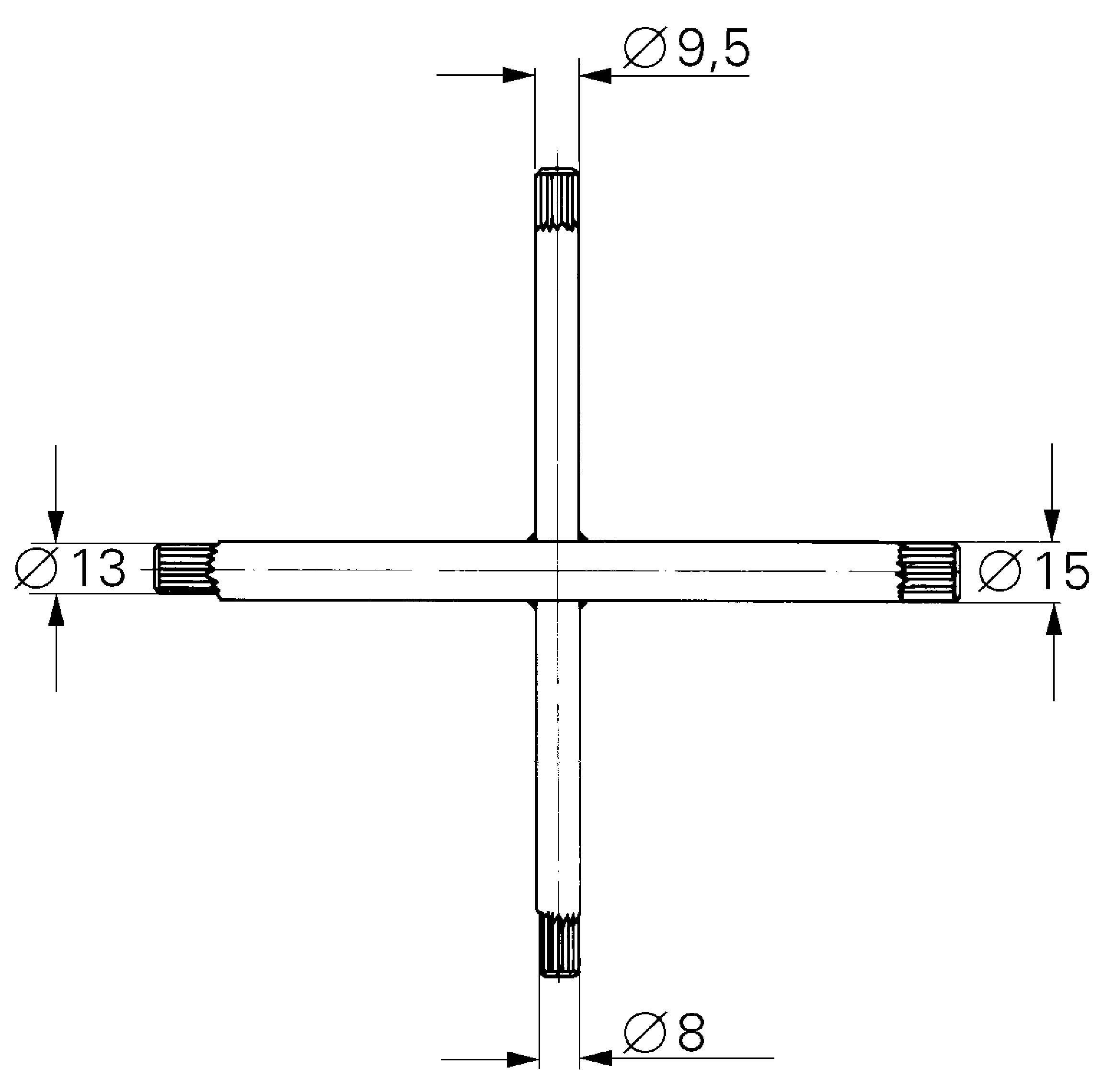 Ключ шпинделя GROHE 19053000 Ключ шпинделя GROHE 19053000