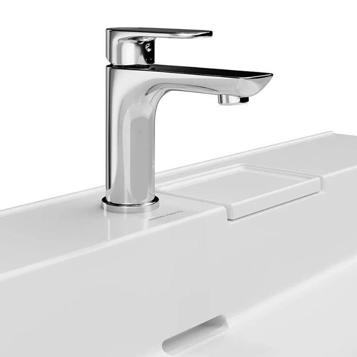 Раковина LOGICA мебельная\подвесная с одним отверстием 70, белая глянцевая