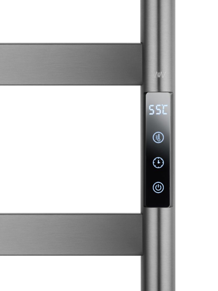 Полотенцесушитель электрический WONZON & WOGHAND DÜSSELDORF, Темный графит (WW-A204-GM)