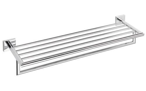 Полка с полотенцедержателем Beta 655x120x215мм, хром